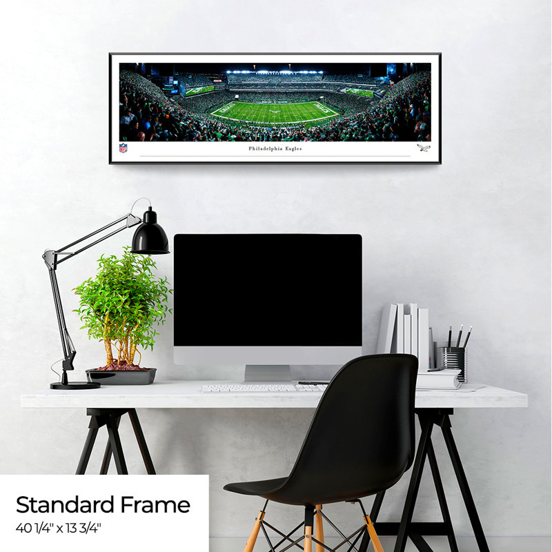 Eagles de Philadelphie, H 15 po x l 41,5 po x P 0,88 po, Structure standard, Pas de tapis