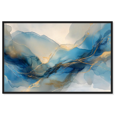 «Postmodern Flow II», art mural abstrait sur toile 