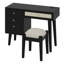 Ensemble coiffeuse 39 "en bois de style bohémien rétro avec tiroirs de rangement-180331468