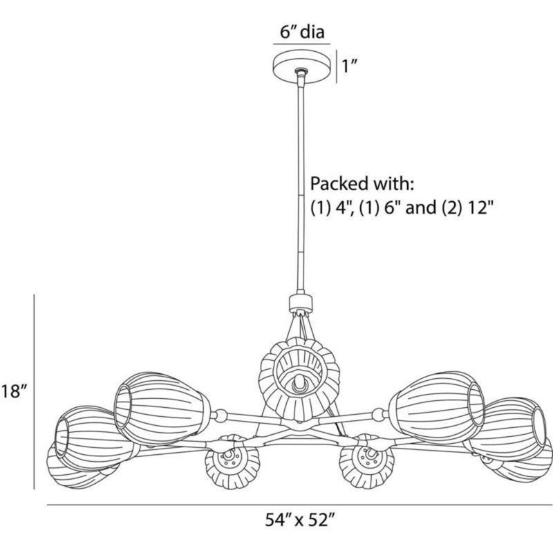 Smyth 9 - Light Chandelier