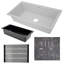 Plymouth 33.75'' L Single Basin Kitchen Sink-1638745070