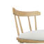 Ensemble de 2 tabourets de comptoir rembourrés en bois pour l'intérieur