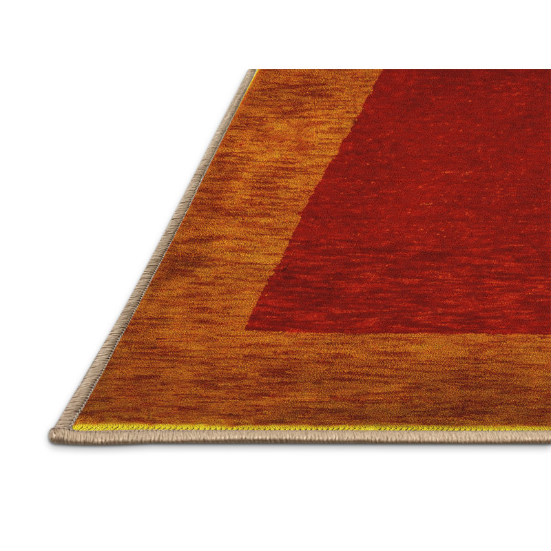 Tapis jaunes Makennzie Abstract 5428, Rectangle 2 pi x 3 pi
