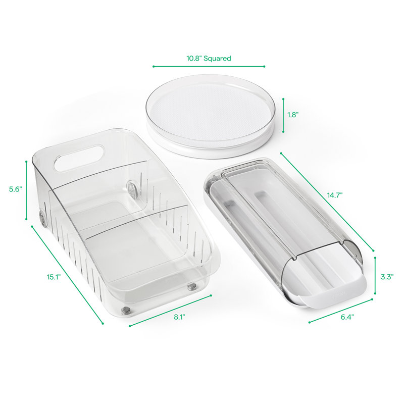 Fridge Organizer 3-Piece Set