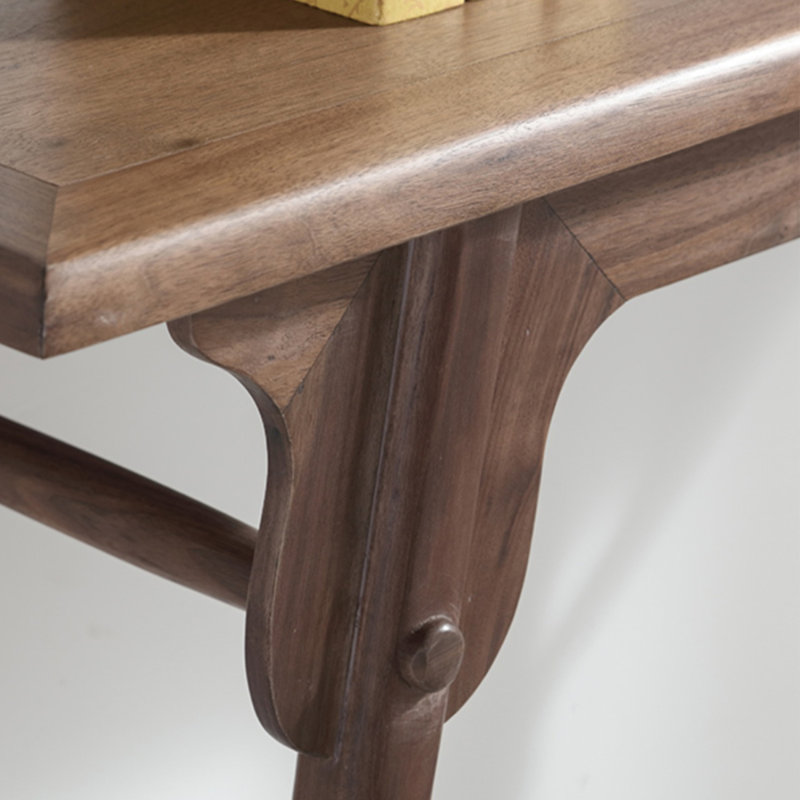Modern elegant solid wood console table