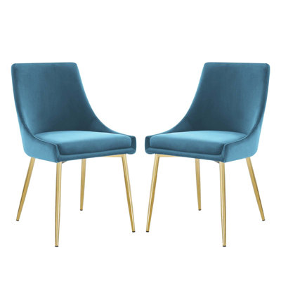 Modway Viscount Performance Velvet Dining Chairs
