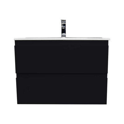 Ensemble de meuble-lavabo mural simple 24 po Salt [20D]