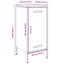 Amielle Steel Accent Cabinet-1747856327