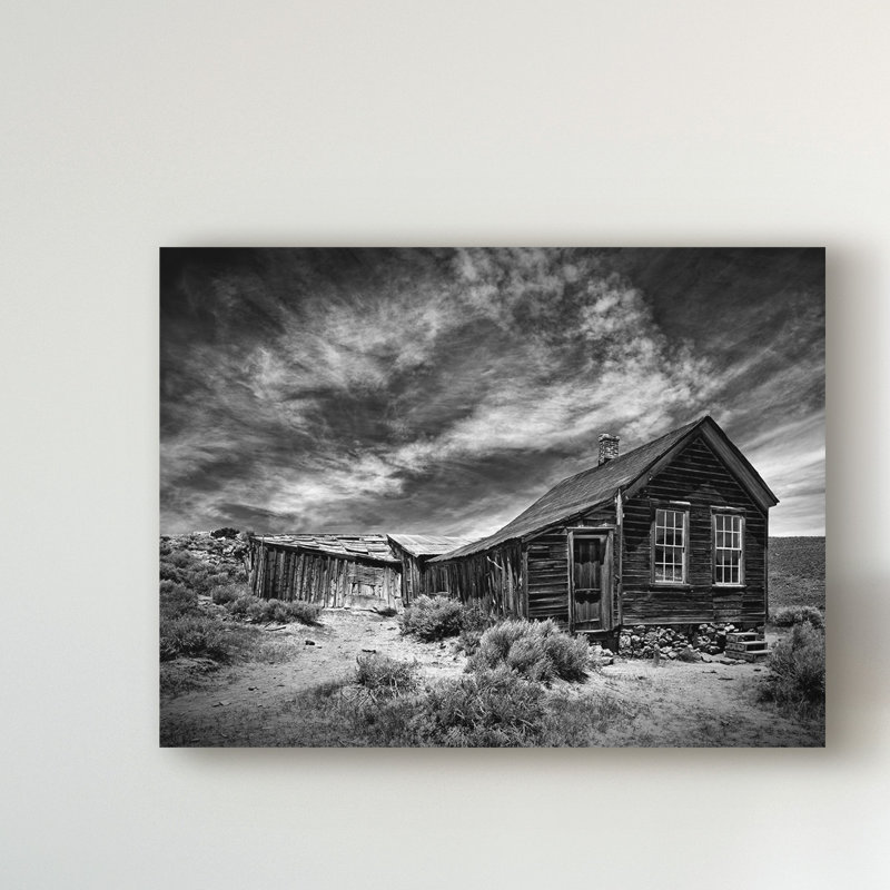 «Black and White Desert View III», reproduction de photo sur toile tendue, H 18 po x l 24 po x P 2 po