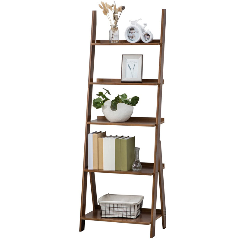 Elberta Ladder Bookcase, Brown
