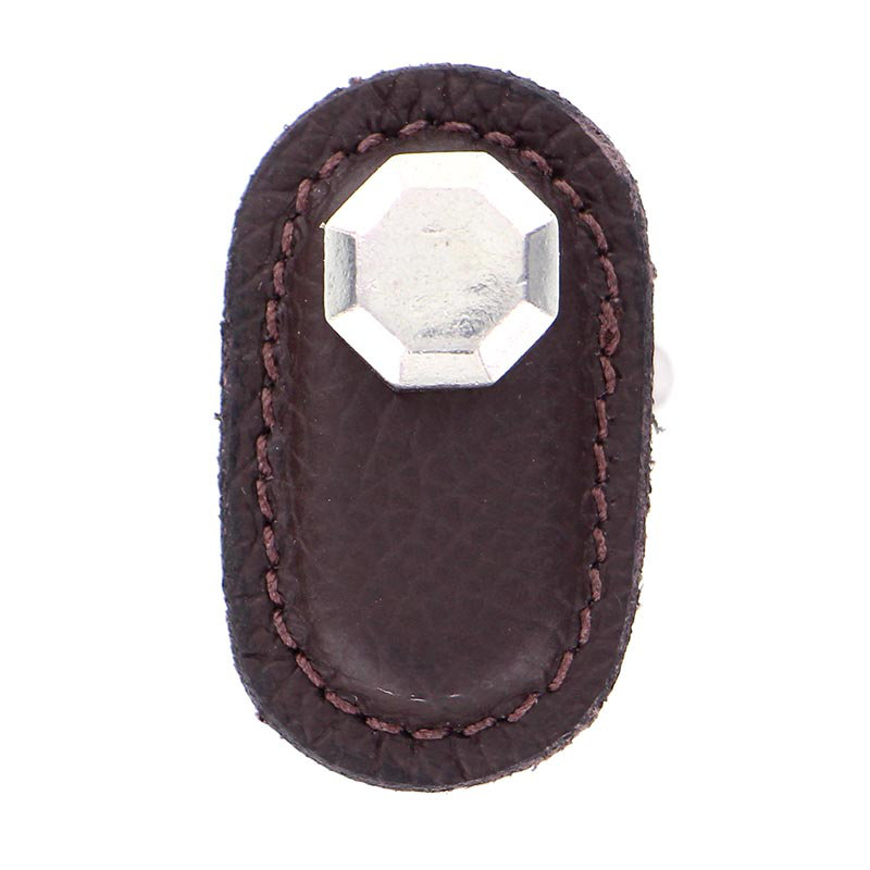 Archimedes Novelty Knob, Vintage Pewter, Brown