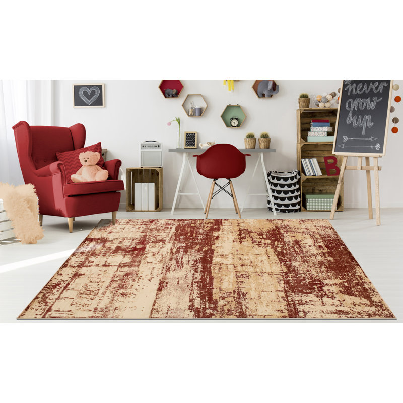 Kelson Abstract Indoor Rug, Runner 2'7" x 10'