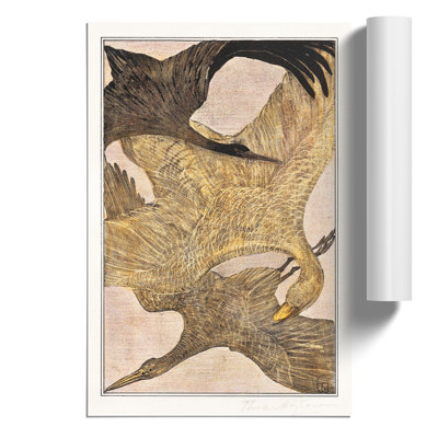 Three Flying Birds by Theo van Hoytema - Frameless Print