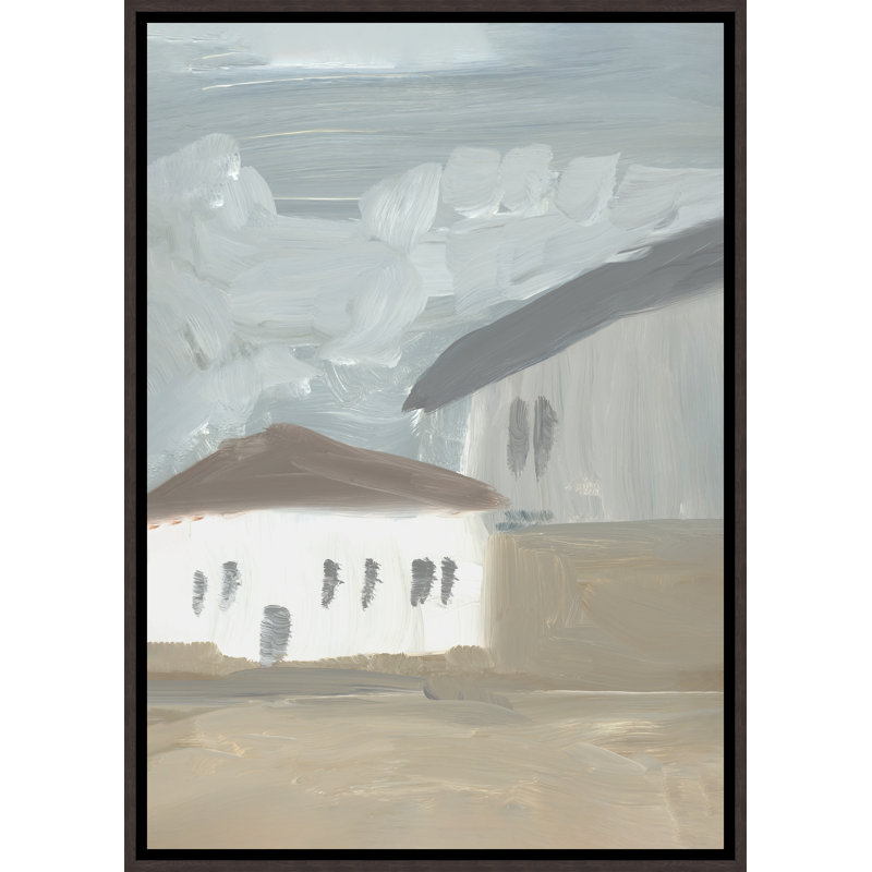 Houses Of Neutrals VI Print by Ryan Brown, 37.75" H x 25.75" W, Image Brush Gel