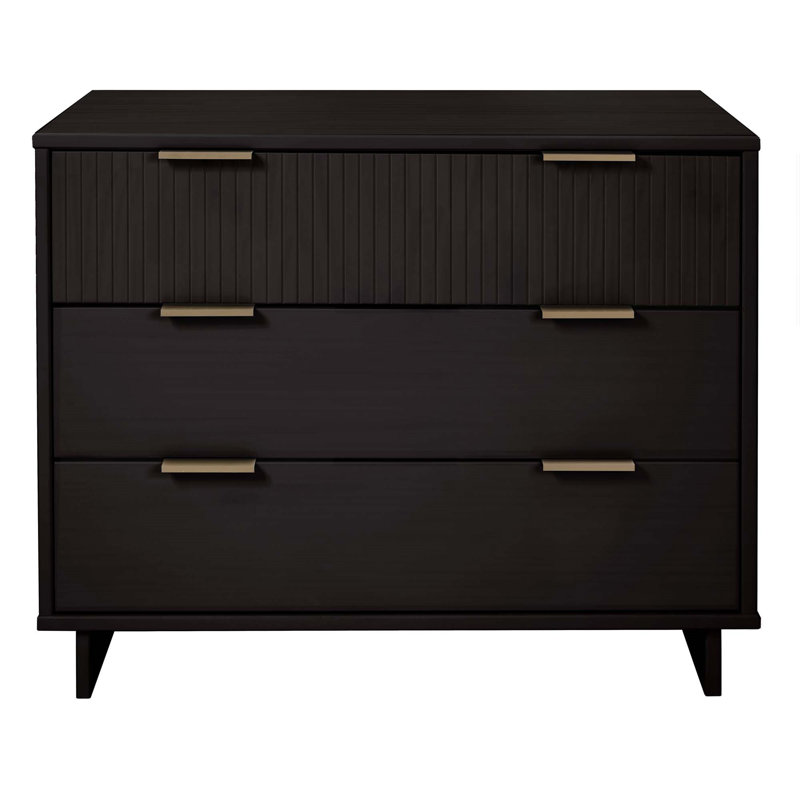 Commode 38 "Granville en noir (3 tiroirs), Noir
