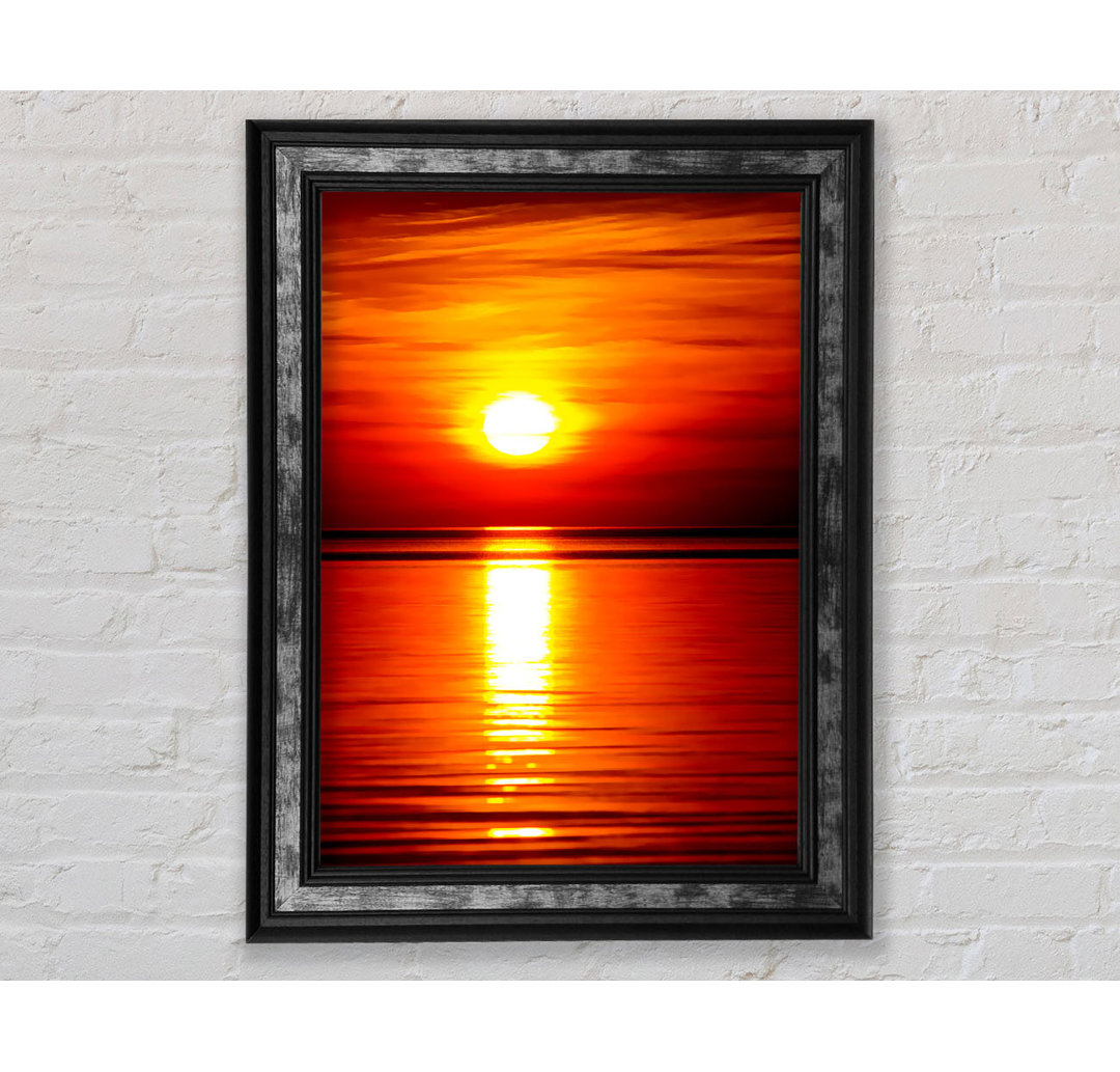 Reflections Of The Golden Sun - Einzelne Bilderrahmen Kunstdrucke