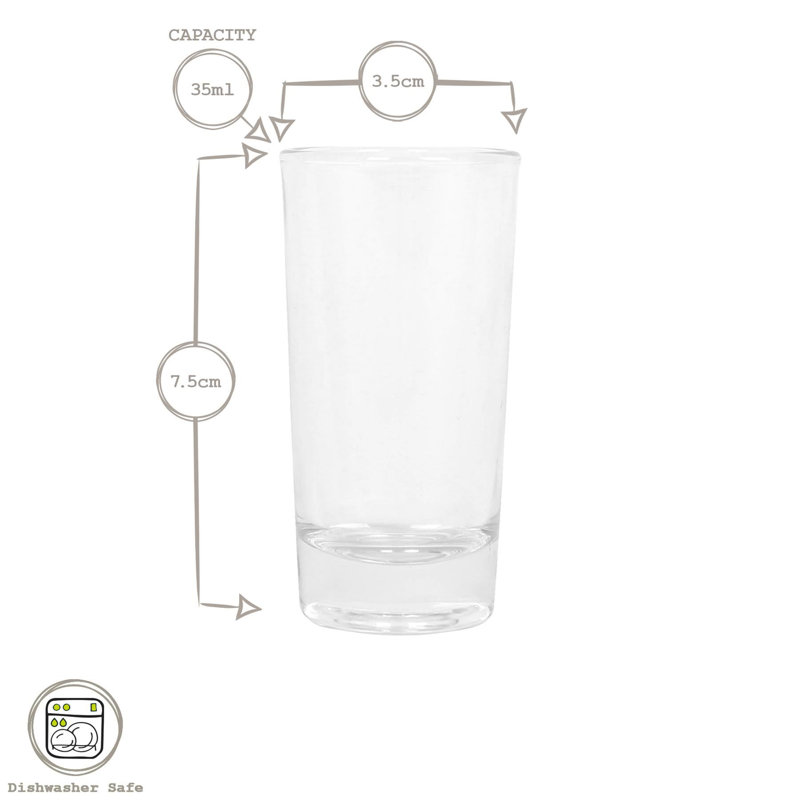 Shot Glasses - 35ml - Clear