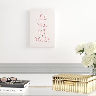 «En France V», art textuel sur toile