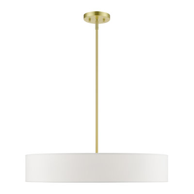 Luminaire suspendu tambour 5 lumières