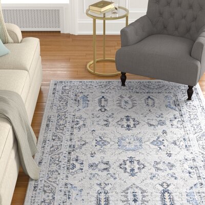 Pennie Gray Area Rug -  Darby Home Co, 33C53F5C6BA643BEAE08C7342BF101DE