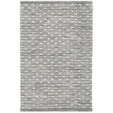 Hobnail Grey Handwoven Performance Rug