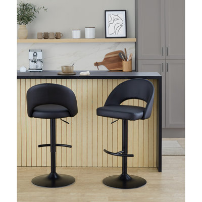 Tabouret de bar réglable avec pivot