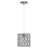 8.125"W Asa Metal Pendant Light With Silver-Tone Shade