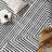 Cream Black Modern Maze Area Rug-1355310183