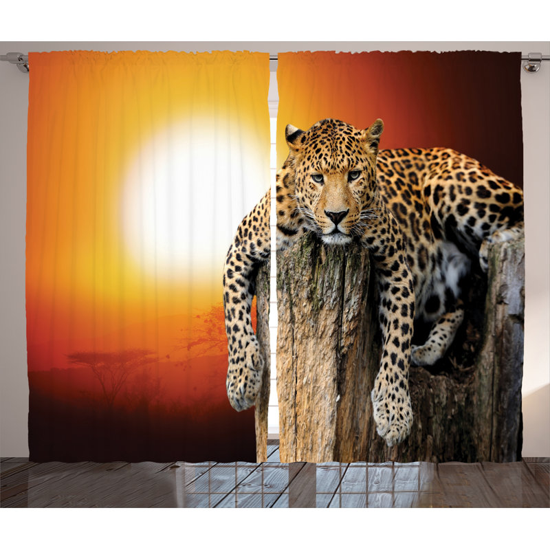Joellen Semi Sheer Curtain Pair, 54" x 90"