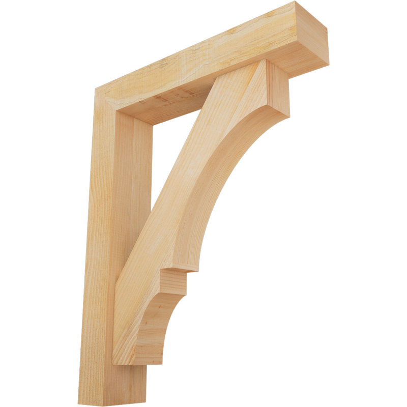 Support de bloc Balboa avec entretoise décalée, 36 x 28, Sapin Douglas de l 6 po (scié brut)