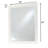 Miramar - Rectangular Dresser Mirror - Stark White Finish