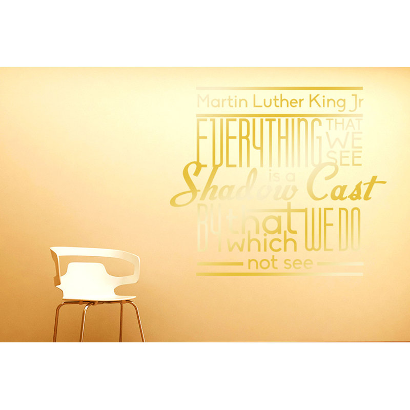 Wall Decal, Shiny Gold