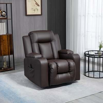 Fauteuil de massage en faux cuir