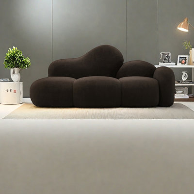 Chaise longue en flanelle au design unique