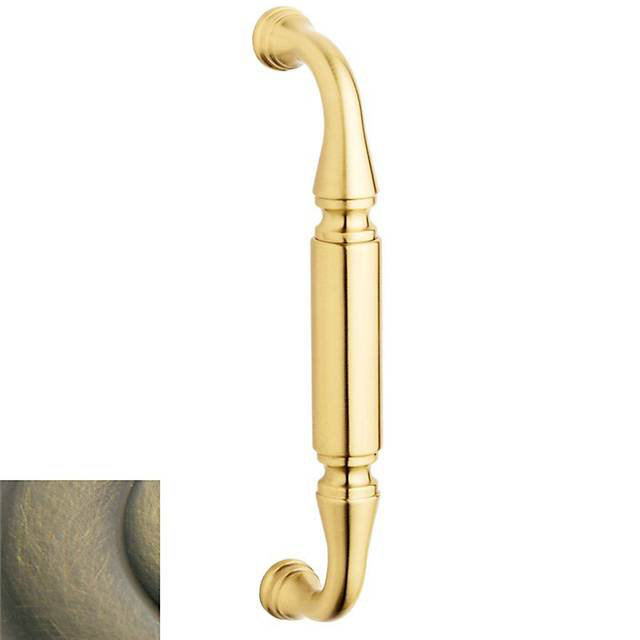 Richmond Door Pull, 9.3" H x 2.8" W x 2.2" D, Satin Brass/Black