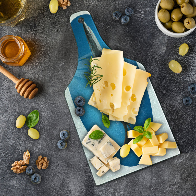 Planche à découper en verre trempé Ambesonne