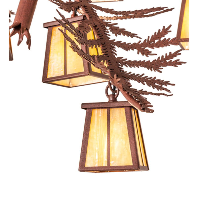 Pine Branch 12 - Light Chandelier
