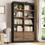 Kirklyn 6-Tier Standard Bookcase with 4 Drawers-107651377