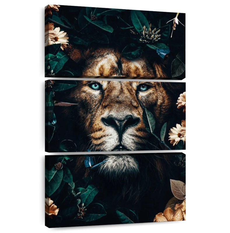Brampt Lion I, 65" H x 42" W