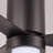 CORMAC 52 inch 3-Blade Hugger Ceiling Fan With Remote and Dimmable Light-747029532