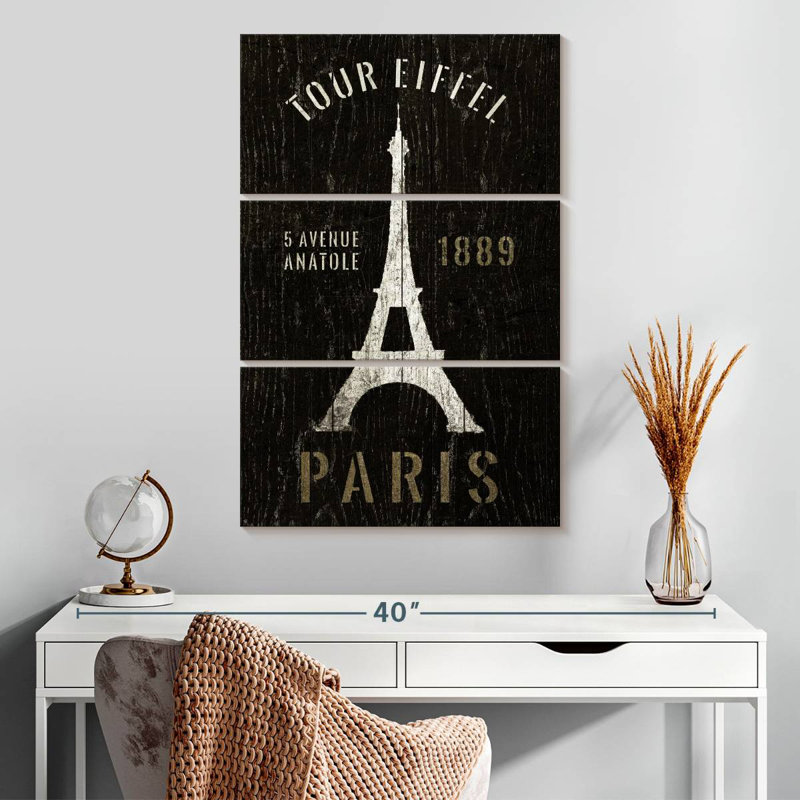Nicci Refurbished Eiffel Tower, 32" H x 20" W