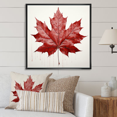 " Scarlet Maple Leaf Simplicity "