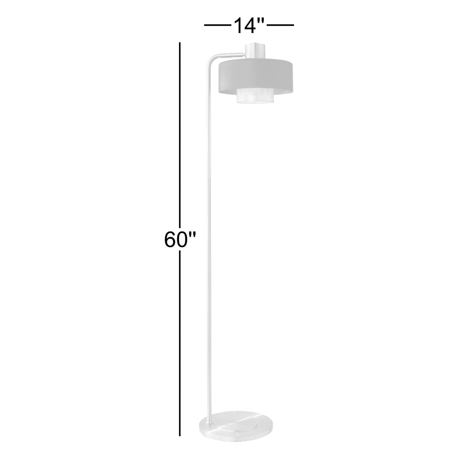 Fatima 60'' Floor Lamp