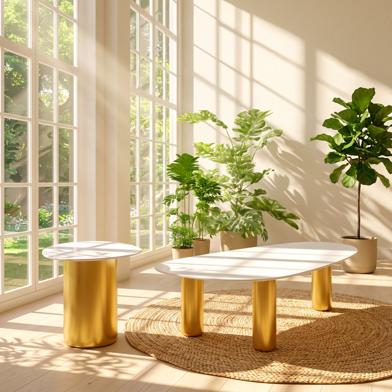 Table de bout en acier fritté Mobilya l 22 po x P 20 po x H 22 po