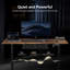 Adjustable Height Steel Standing Desk with Built-In Electrical Outlet-871027704-871027703