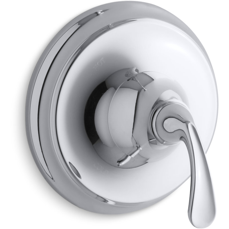 Kohler Forté Sculpted Rite-Temp Valve Trim, Vibrant Brushed Nickel