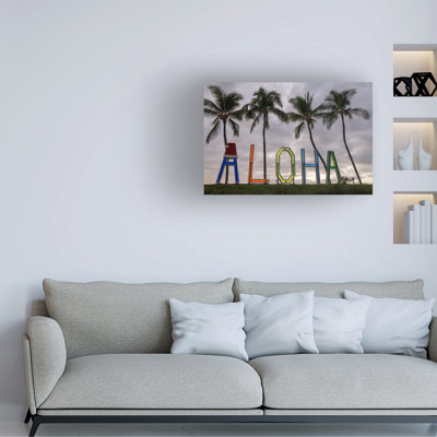 Landscape Aloha On Canvas Photograph