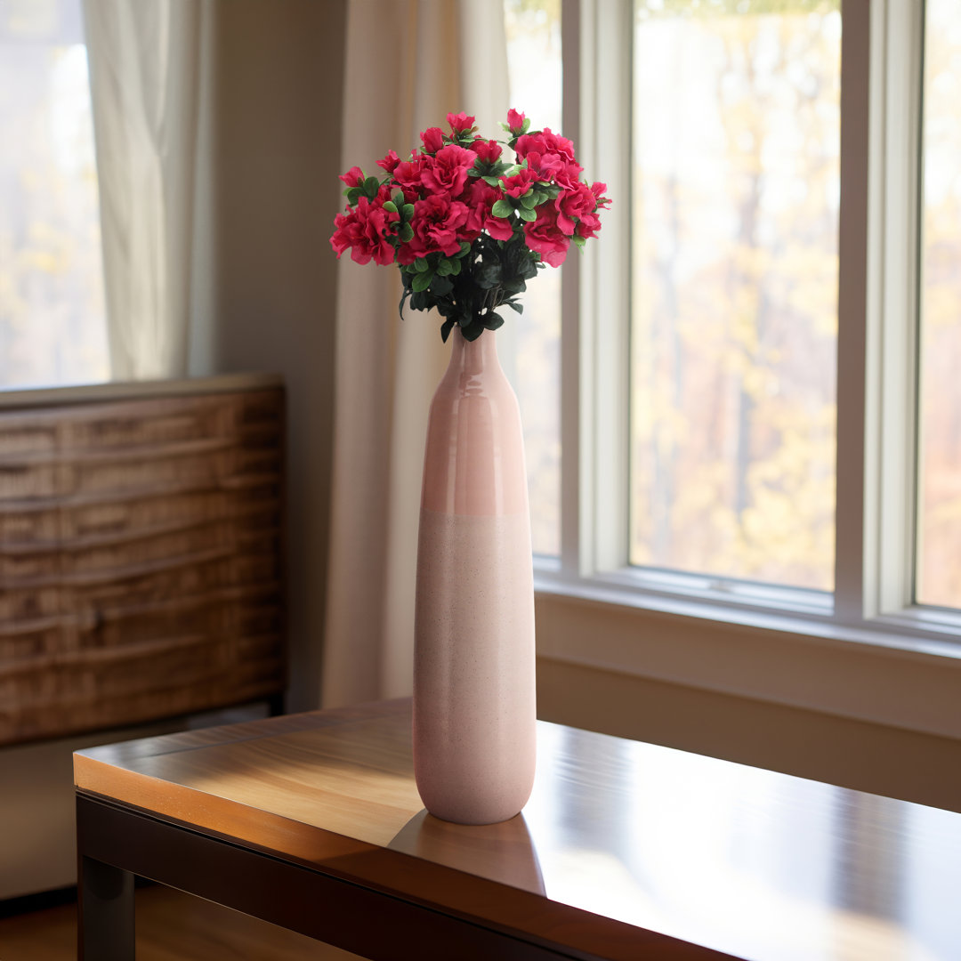 Modern Stoneware and Ceramic Vase with Sleek Contemporary Design Latitude Run®