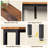 39.37''Narrow Console Sofa Table  With Outlets And USB Port Foyer Table-309685460