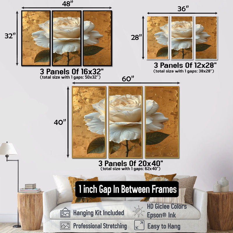 Kairi - ensemble de reproduction d'art mural rose, H 28 po x l 36 po x P 1 po, Cadre flottant noir